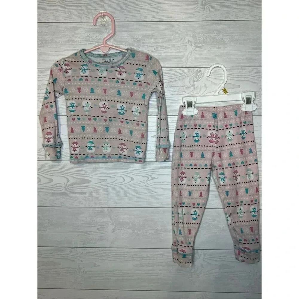 Rene Rofe 2 piece snowman pajamas Size 3T